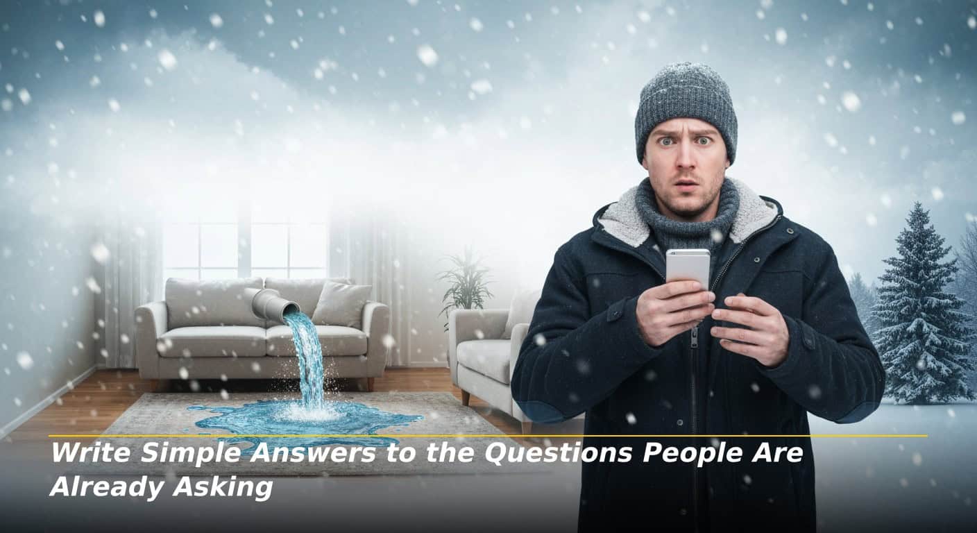 Write Simple Answers to the Questions People Are Already Asking